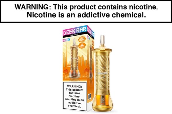 GEEK BAR BURJ DISPOSABLE E-HOOKAH - 80,000 PUFFS