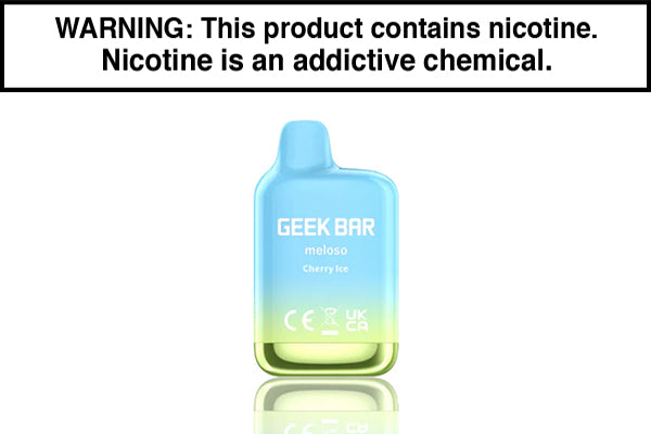 GEEK BAR MELOSO MINI DISPOSABLE VAPE - 1500 PUFFS Cherry Ice