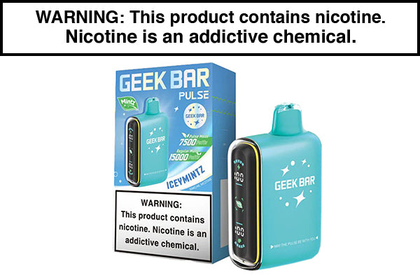 GEEK BAR PULSE DISPOSABLE VAPE - 15,000 PUFFS Icey Mintz