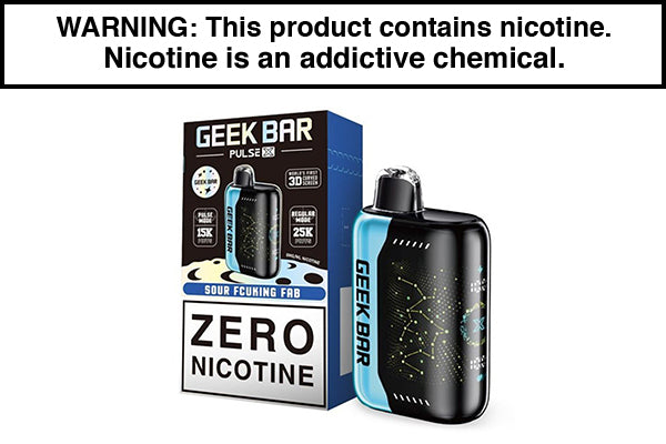 GEEK BAR PULSE X ZERO DISPOSABLE VAPE - 25,000 PUFFS Sour Fcuking Fab