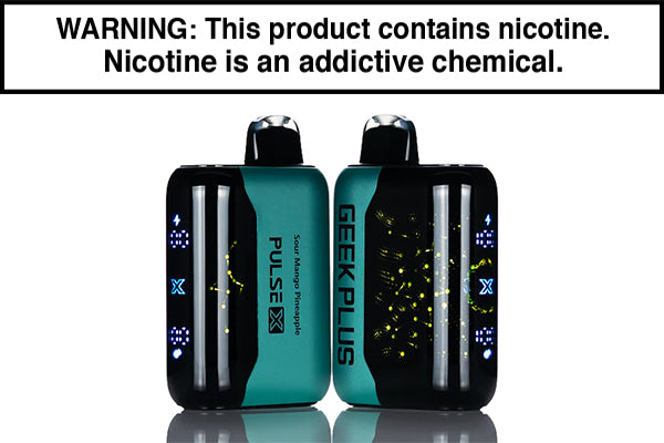 GEEK PLUS PULSE X 40K DISPOSABLE VAPE - 40,000 PUFFS Sour Mango Pineapple