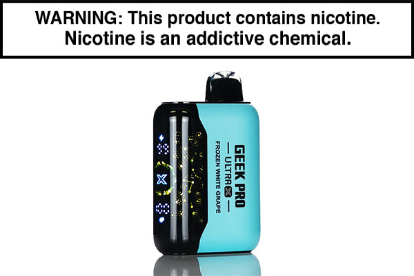 GEEK PRO ULTRA X 45K DISPOSABLE VAPE - 45,000 PUFFS Frozen White Grape