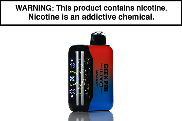 GEEK PRO ULTRA X 45K DISPOSABLE VAPE - 45,000 PUFFS Miami Mint