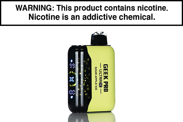 GEEK PRO ULTRA X 45K DISPOSABLE VAPE - 45,000 PUFFS Sour Apple Ice