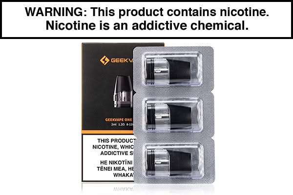 GEEKVAPE AEGIS ONE REPLACEMENT PODS (3-PACK) GEEKVAPE AEGIS ONE REPLACEMENT PODS (3-PACK)