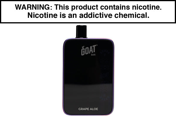 GOAT BAR 25K DISPOSABLE VAPE - 25,000 PUFFS Grape Aloe