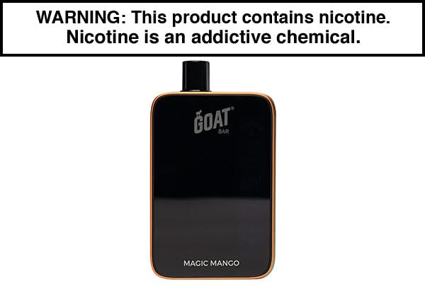black magic vape flavor GOAT BAR 25K DISPOSABLE VAPE