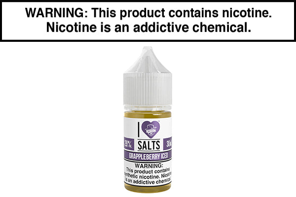 GRAPPLEBERRY ICE BY I LOVE SALTS 30ML