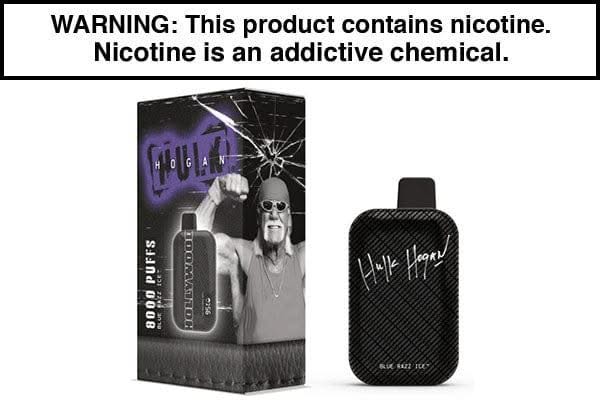 Hulk Hogan Disposable Vape 8000 Puffs - $11.95 Hulk Hogan Disposable Vape 8000 Puffs - $11.95