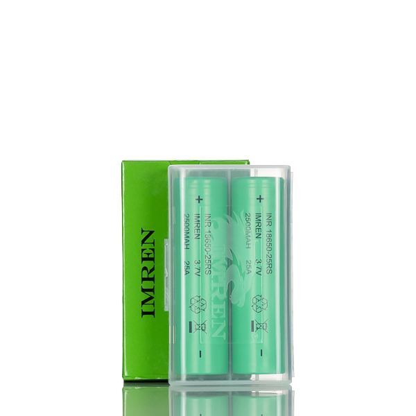IMREN 25RS 18650 Battery 2500mAh 20A - Pack of 2 | Vape Batteries - Vape Juice
