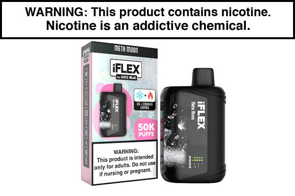 JUICE HEAD IFLEX MELATINE DISPOSABLE VAPE - 50,000 PUFFS