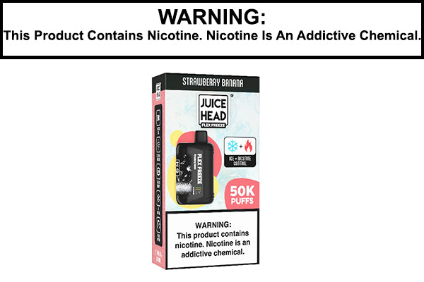 JUICE HEAD FLEX FREEZE 50K DISPOSABLE VAPE - 50,000 PUFFS JUICE HEAD FLEX FREEZE 50K DISPOSABLE VAPE - 50,000 PUFFS