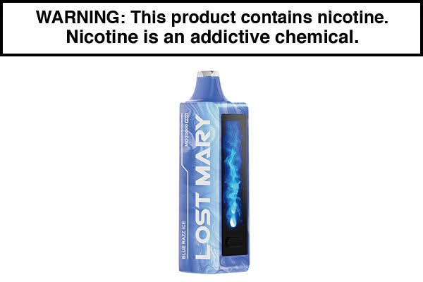 LOST MARY MO20000 PRO DISPOSABLE VAPE - 20,000 PUFFS Blue Razz Ice
