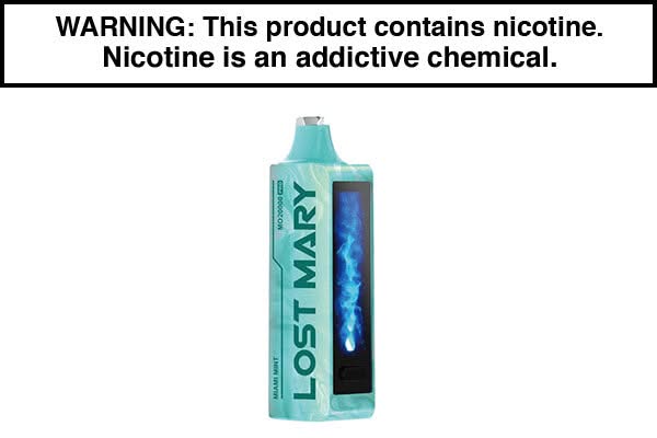 LOST MARY MO20000 PRO DISPOSABLE VAPE - 20,000 PUFFS Miami Mint