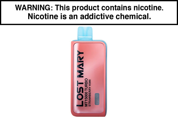 LOST MARY MT15000 TURBO DISPOSABLE VAPE - 15,000 PUFFS Strawberry Kiwi