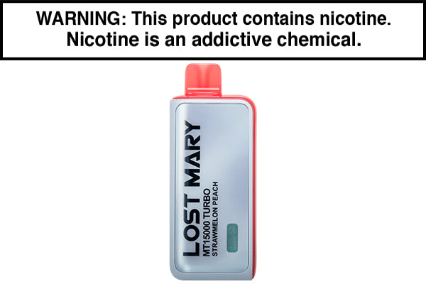 LOST MARY MT15000 TURBO DISPOSABLE VAPE - 15,000 PUFFS Strawmelon Peach