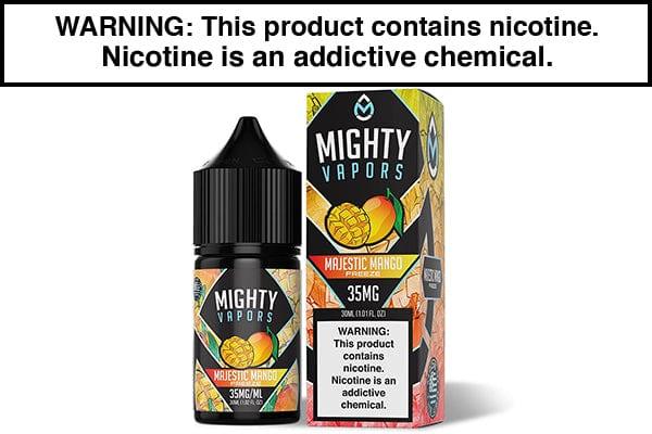 mighty menthol vape juice MAJESTIC MANGO FREEZE BY MIGHTY VAPORS SALTS 30ML