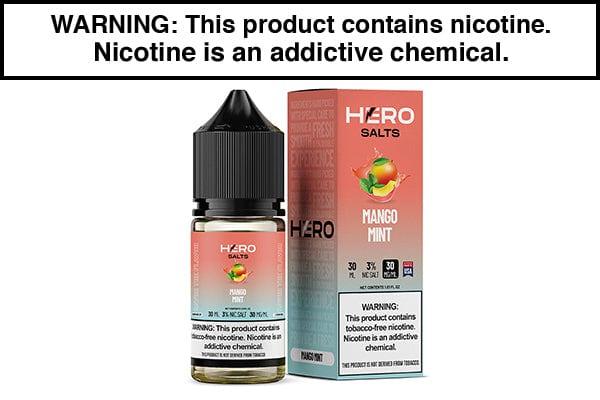 MANGO MINT BY HERO SALTS 30ML MANGO MINT BY HERO SALTS 30ML