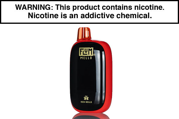 Flum Mello Red Bells Flavor FLUM FLOAT MELLO DISPOSABLE VAPE Flum Mello Red Bells Flavor FLUM FLOAT MELLO DISPOSABLE VAPE