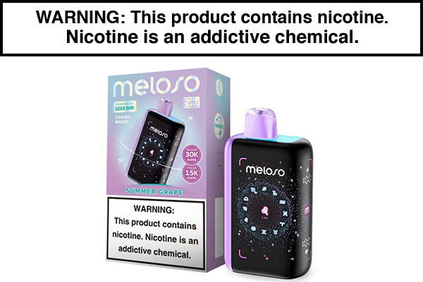 GEEK BAR MELOSO BAR 30K DISPOSABLE VAPE - 30,000 PUFFS GEEK BAR MELOSO BAR 30K DISPOSABLE VAPE - 30,000 PUFFS