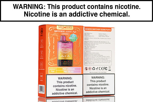 Memers Switcher S22000 Puffs Disposable Vape - 24mL Pink Lemonade Pina Colada