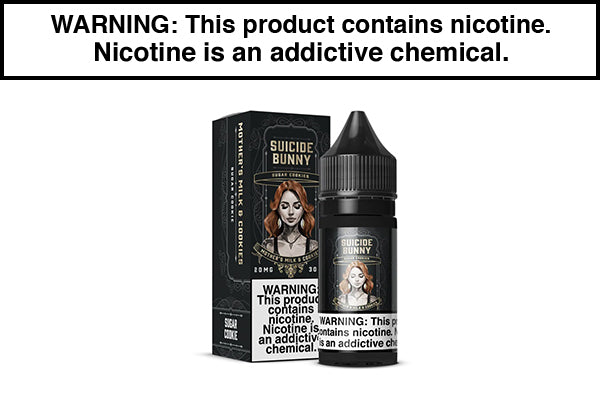 MOTHER'S MILK & COOKIES BY SUICIDE BUNNY SALTS 30ML