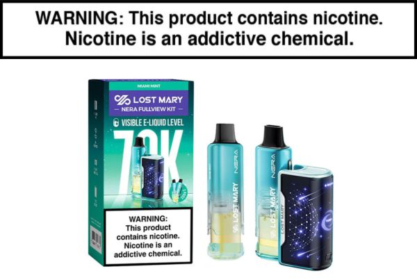 LOST MARY NERA FULLVIEW 70K DISPOSABLE FULL KIT  | $16.99 - Vape Juice