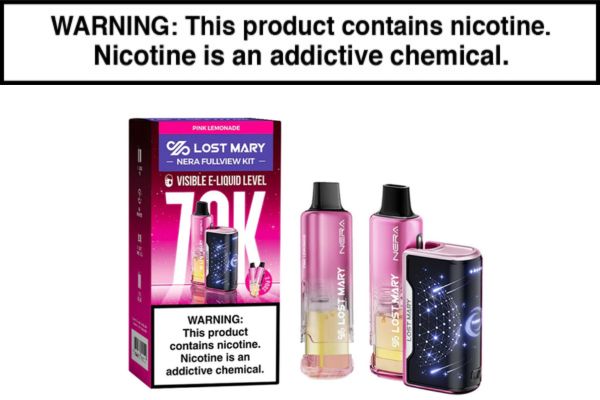 LOST MARY NERA FULLVIEW 70K DISPOSABLE FULL KIT  | $16.99 - Vape Juice