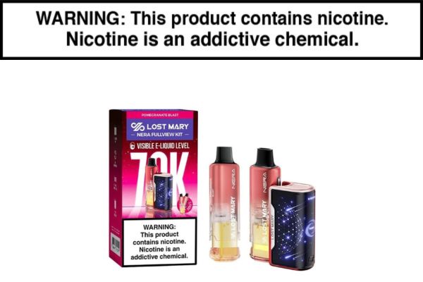 LOST MARY NERA FULLVIEW 70K DISPOSABLE FULL KIT  | $16.99 - Vape Juice