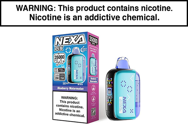 NEXA PIX 35K DISPOSABLE VAPE - 35,000 PUFFS Blueberry Watermelon