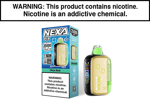 NEXA PIX 35K DISPOSABLE VAPE - 35,000 PUFFS Citrus Rush
