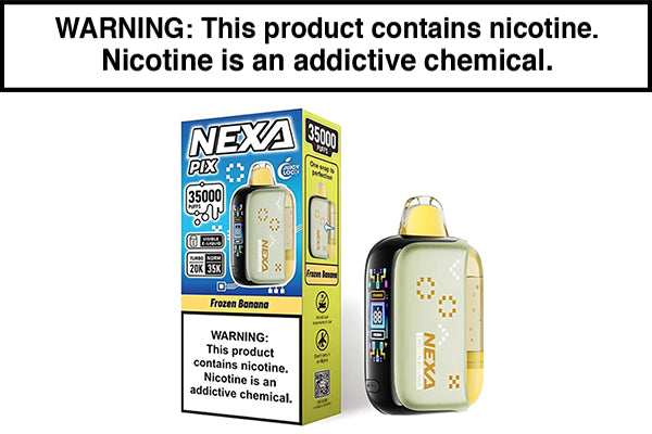 NEXA PIX 35K DISPOSABLE VAPE - 35,000 PUFFS Frozen Banana