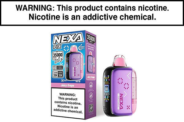 NEXA PIX 35K DISPOSABLE VAPE - 35,000 PUFFS Juicy Grape