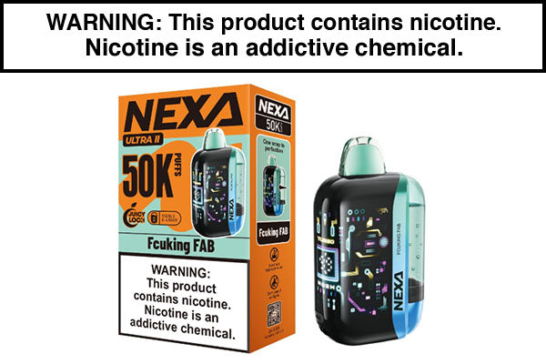 NEXA ULTRA 2 DISPOSABLE VAPE - 50,000 PUFFS