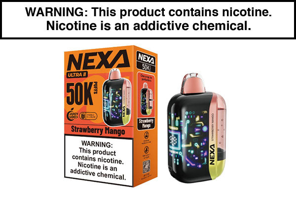 NEXA ULTRA 2 DISPOSABLE VAPE - 50,000 PUFFS