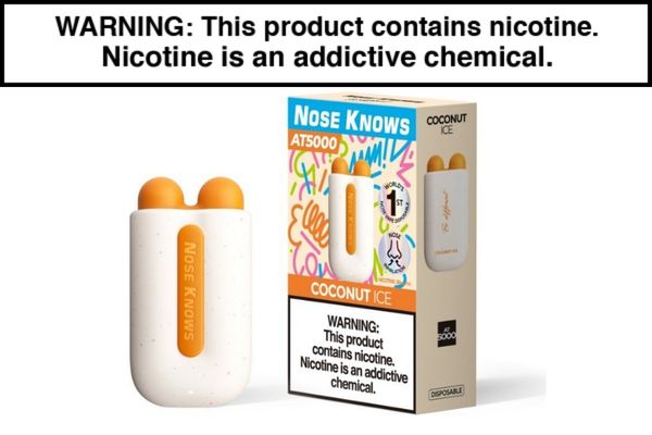 NOSE KNOWS AT5000 DISPOSABLE VAPE - 5000 PUFFS