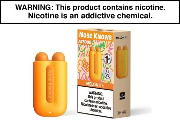 NOSE KNOWS AT5000 DISPOSABLE VAPE - 5000 PUFFS