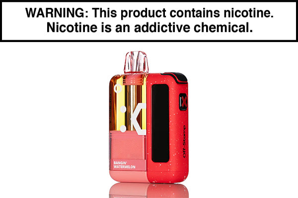 OFF STAMP X CUBE 35K DISPOSABLE VAPE KIT - CRYSTAL EDITION Bangin Watermelon