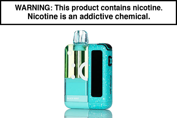 OFF STAMP X CUBE 35K DISPOSABLE VAPE KIT - CRYSTAL EDITION Black Mint