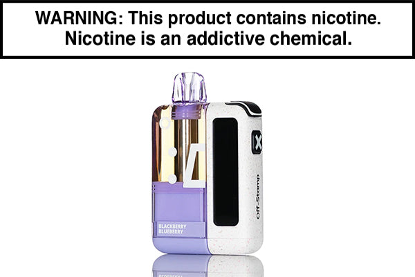 OFF STAMP X CUBE 35K DISPOSABLE VAPE KIT - CRYSTAL EDITION Blackberry Blueberry