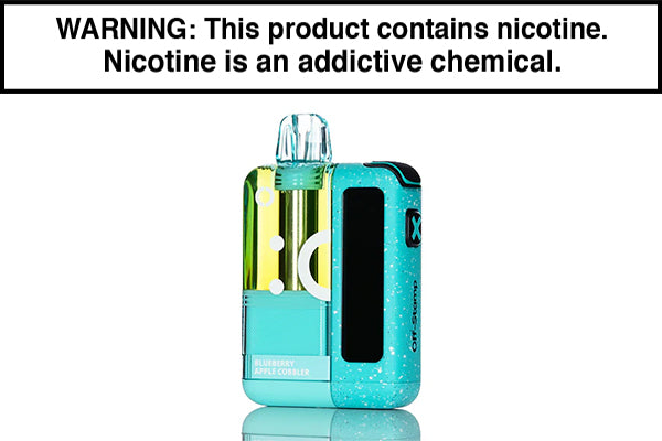 OFF STAMP X CUBE 35K DISPOSABLE VAPE KIT - CRYSTAL EDITION Blueberry Apple Cobbler