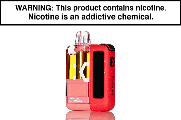 OFF STAMP X CUBE 35K DISPOSABLE VAPE KIT - CRYSTAL EDITION Raspberry Watermelon