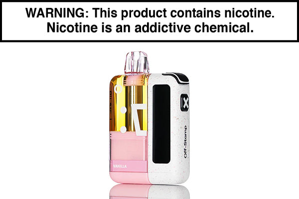 OFF STAMP X CUBE 35K DISPOSABLE VAPE KIT - CRYSTAL EDITION Vanilla