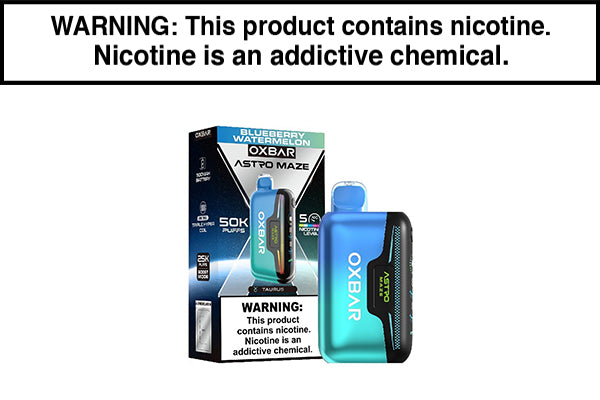 OXBAR ASTRO MAZE 50K DISPOSABLE VAPE Blueberry Watermelon