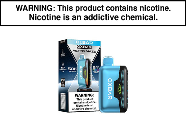 OXBAR ASTRO MAZE 50K DISPOSABLE VAPE Clear