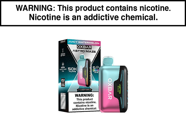 OXBAR ASTRO MAZE 50K DISPOSABLE VAPE Juicy Watermelon