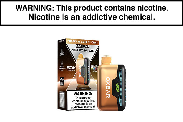 OXBAR ASTRO MAZE 50K DISPOSABLE VAPE Root Beer Float