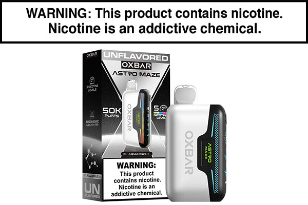 OXBAR ASTRO MAZE 50K DISPOSABLE VAPE Unflavored