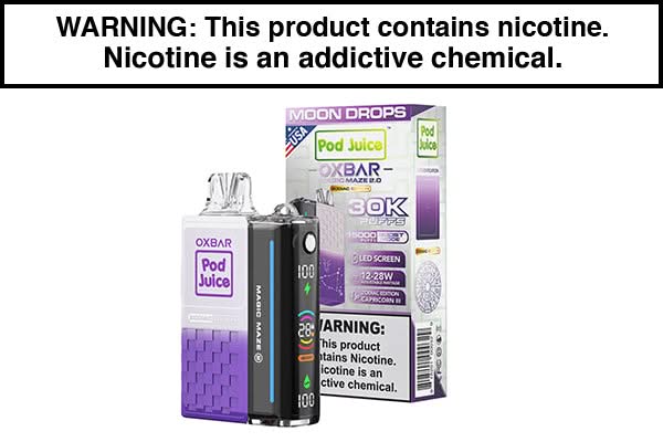 Oxbar X Pod Juice Magic Maze 2.0 Disposable Vape 30,000 Puffs Oxbar X Pod Juice Magic Maze 2.0 Disposable Vape 30,000 Puffs