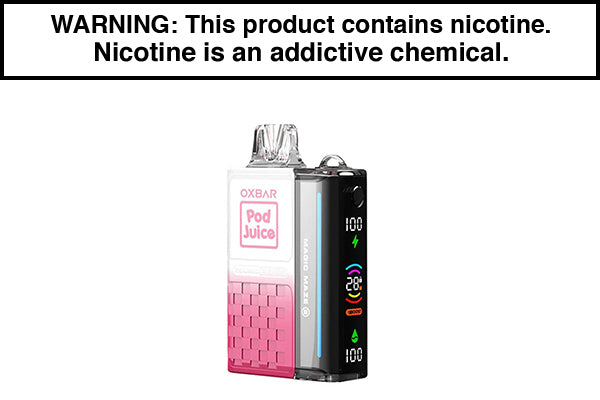 OXBAR X POD JUICE MAGIC MAZE 2.0 DISPOSABLE VAPE - 30,000 PUFFS Pink Berries